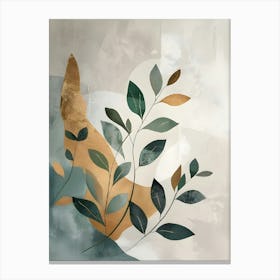 Abstract Leaves Canvas Print 4 Canvas Print