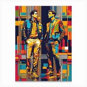 Two Men In Suits Canvas Print