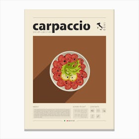 Carpaccio Canvas Print