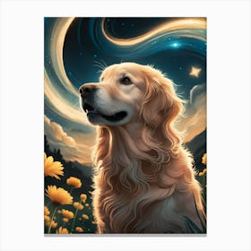 Golden Retriever 3 Canvas Print