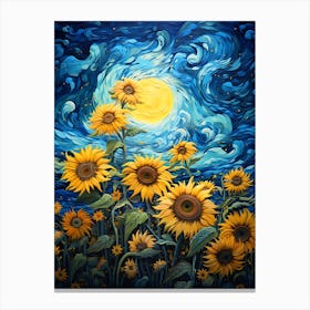 Sunflowers Wall Art Canvas Print
