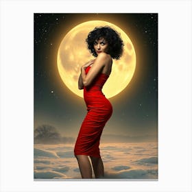 Full Moon Canvas Print