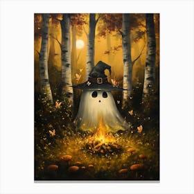 Ghost In The Woods 5 Canvas Print