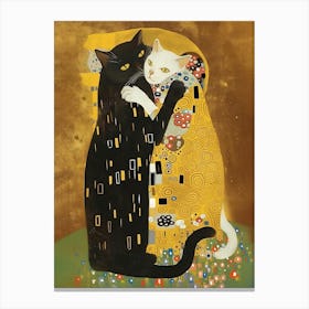 Kitty Klimt Canvas Print