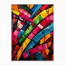 Colorful Abstract Painting 1 Canvas Print