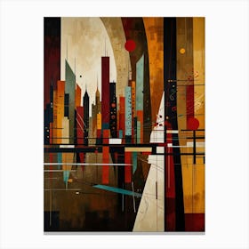 Abstract Cityscape 4 Canvas Print