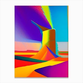 Dust Devil Abstract Modern Pop Space Canvas Print
