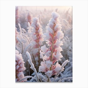 Frosty Botanical Snapdragon 5 Canvas Print