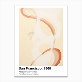 World Tour Exhibition, Abstract Art, San Francisco, 1960 2 Canvas Print