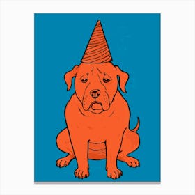 Birthday Dog Canvas Print