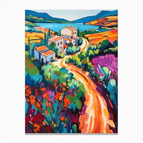 Sicily Italy 2 Fauvist Painting Canvas Print