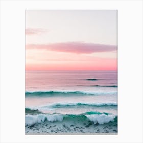 Blacksmiths Beach, Australia Pink Photography 2 Canvas Print
