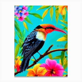Hoopoe Tropical bird Canvas Print