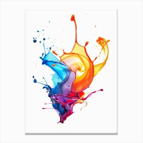 Color Splash Canvas Print