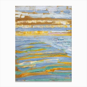 Dunes With Beach And Piers, Piet Mondrian Canvas Print