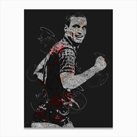 Nemanja Vidic 5 Canvas Print