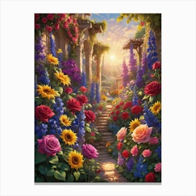 Garden Path 1 Canvas Print