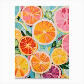 Citrus Slices 7 Canvas Print