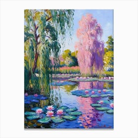 Water Lily Pond Inspired By Claude Monet 1 Toile