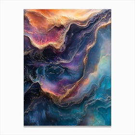 Stunning Whimsical Marble 3 Canvas Print