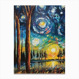 Starry Night 223 Canvas Print