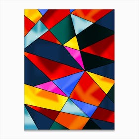 Abstract Kite Canvas Print