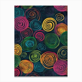 Swirls 3 Canvas Print