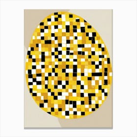 Yellow Squares 1 Canvas Print