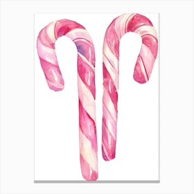 Candy Canes 3 Canvas Print