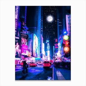 Moon City Canvas Print