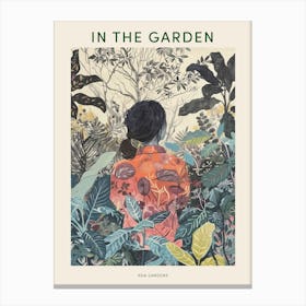 In The Garden Poster Kew Gardens England 12 Canvas Print