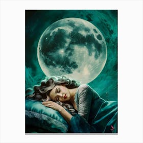 Dreaming Of The Moon Canvas Print