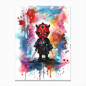 Darth Maul Star Wars Canvas Print