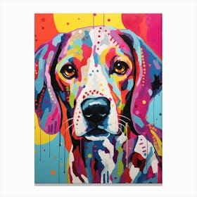 Pop Art Beagle 2 Canvas Print
