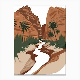 River In The Desert 4 Canvas Print