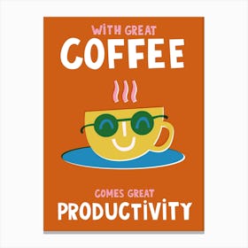 Productivity Canvas Print