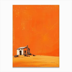 House In The Desert 3 Canvas Print