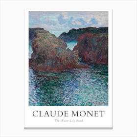 Claude Monet The Watery Lake Canvas Print