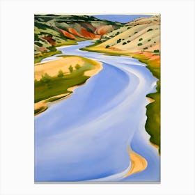 Georgia O'Keeffe - Chama River, Ghost Ranch, 1937 Canvas Print