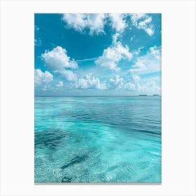 Clear Blue Water 1 Canvas Print