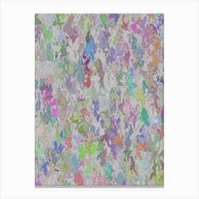 Oil Slick Abstract Pattern Canvas Print