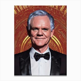 Malcolm Mcdowell Illustration Movies Canvas Print