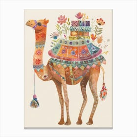 Camel With Gifts 4 Canvas Print