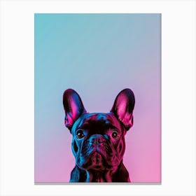 French Bulldog.Generated AI. Art Print 2 Canvas Print