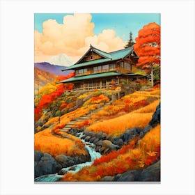 Autumn In Kyoto Canvas Print