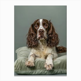 Springer Spaniel.Generated AI. Art Print 3 Canvas Print