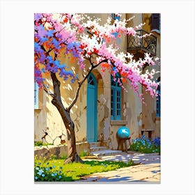 Cherry Blossom Painting 1 Canvas Print