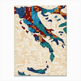 Mosaic - Croatia Canvas Print