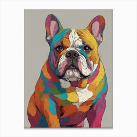 French Bulldog Painting Canvas Print