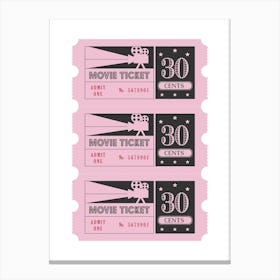 Movie Ticket 1 Canvas Print